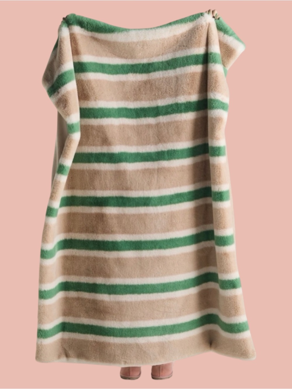 Maeve Printed Faux-Fur Throw Blanket